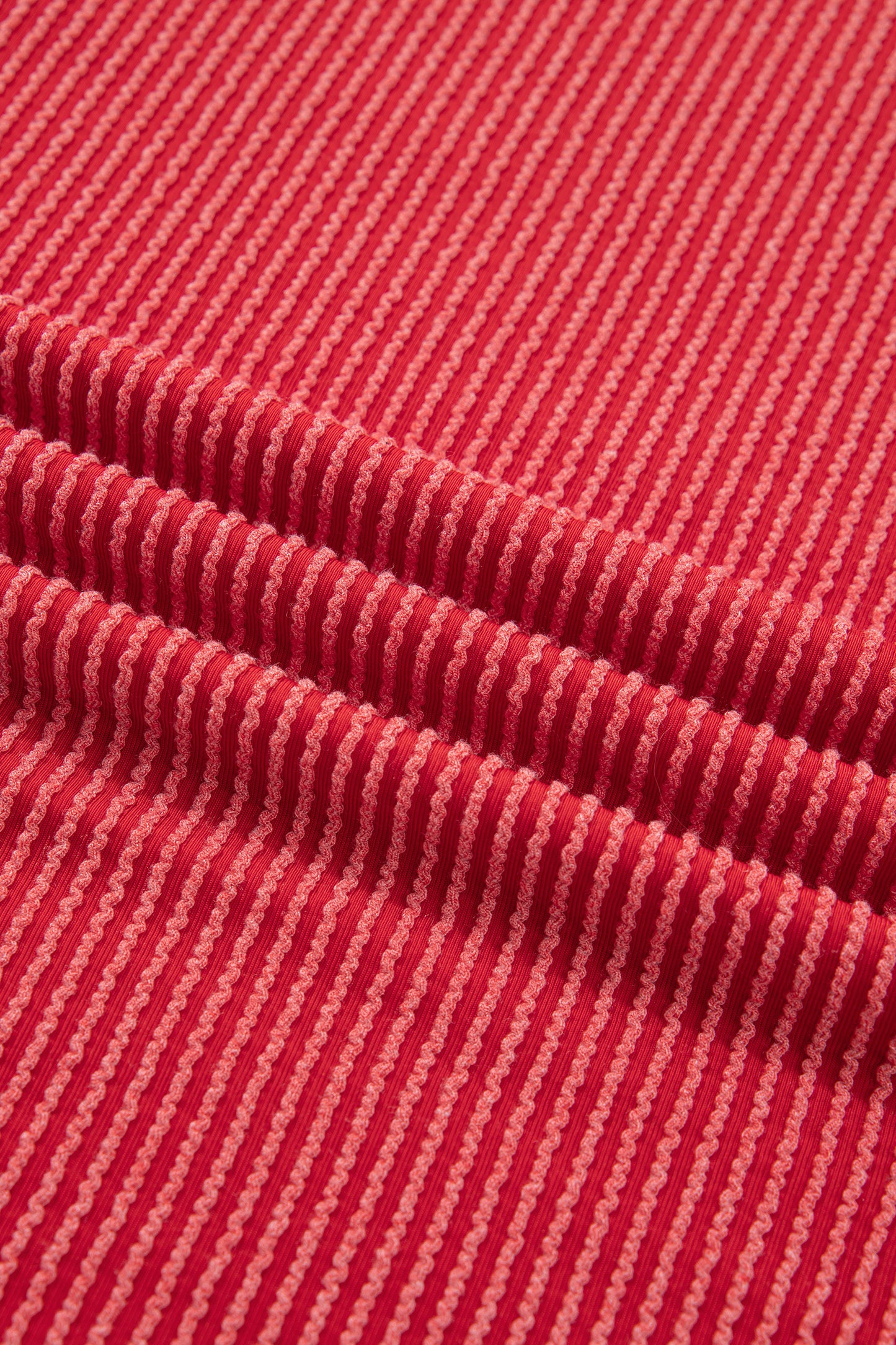 Fiery Red USA Graphic Half Sleeve Loose Ribbed Top