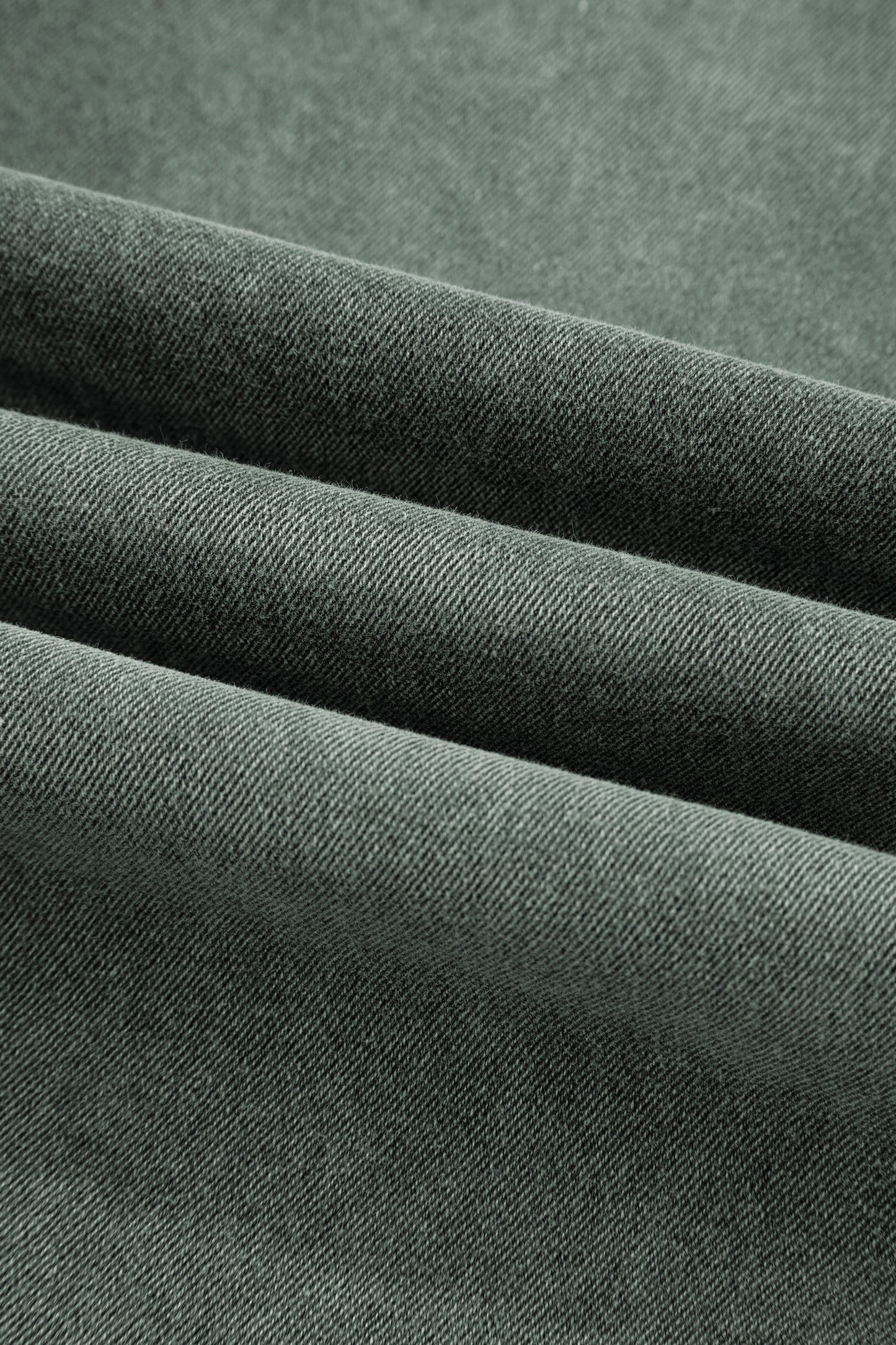 Four Leaf Clover Slight Distressed Raw Edge Wide Leg Jeans